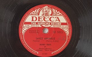 Savikiekko 1948 - Henry Theel  - Decca SD 5055