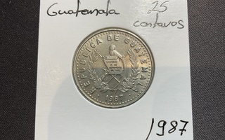 Guatemala 25 centavos 1987