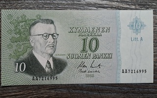 10 markkaa 1963!