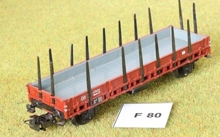 #F80 Märklin 4608 puutavaravaunu