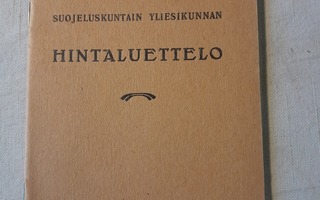 suojeluskunnan hintaluettelo