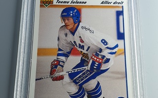 Teemu Selänne RC Rookie ud 1991-92 mint 9 french