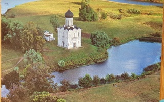 Pieni kirkko kortti Venäjältä