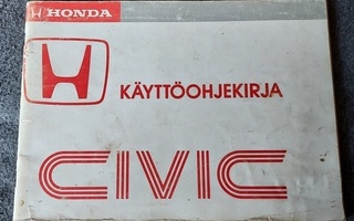 Honda Civic ohjekirja 1987