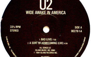 U2 – Wide Awake In America (Vinyyli)