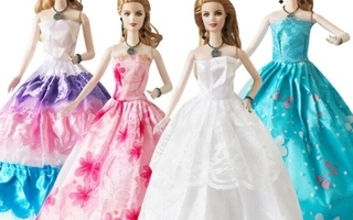 2 .. Käsintehty Kaunis Party Hame .. Barbie Ym