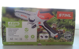 Käyttämätön akku OKSASAHA STIHL GTA 26, takuuta jäljellä