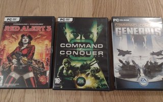 Command & Conquer pelejä neljä kappaletta PIKAHUUTO