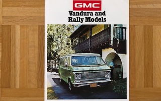 Esite GMC Vandura and Rally Models 1970. GM USA