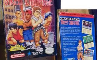 NES CRASH 'N' THE BOYS STREET CHALLENGE USA / CAN NTSC CIB