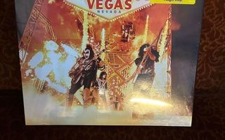 Kiss – Kiss Rocks Vegas 2lp + DVD USA-painos MINT 2016