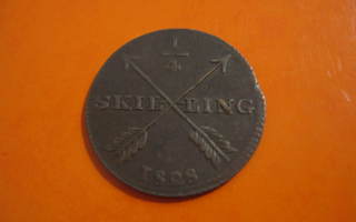Ruotsi 1/4 skilling - 1928
