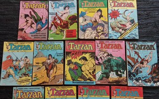 Tarzan sarjakuvalehtiä vuosilta 1983-1987