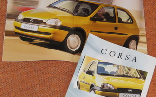 1996 Opel Corsa esite - KUIN UUSI - suom - 36 sivua