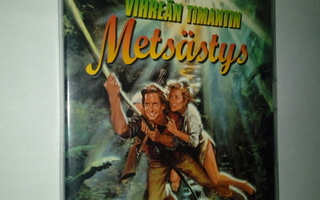 (SL) DVD) Vihreän timantin metsästys (1984) Michael Douglas
