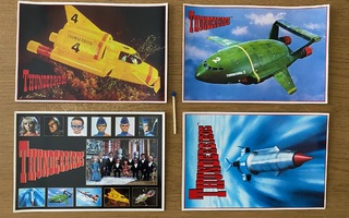 Thunderbirds - Myrskylinnut postikortit 4 kpl