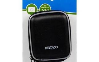Deltaco kameralaukku, kovakuori, 73x100x30mm, musta tai harm