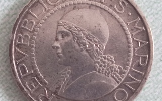 San Marino 5 lire 1935, Ag