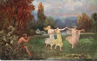 Vanha taidekortti-neitojen tanssi