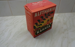 Ferd. Alfthan - alfa KAHVIA pahvinen pakkaus 1950-luku