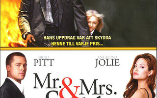 Man On Fire + Mr. & Mrs Smith  -  (2 DVD)