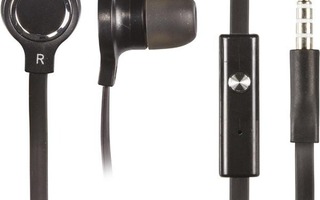 STREETZ HL126 iPhone in-ear headset, 3.5mm, musta *UUSI*