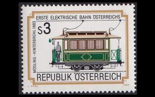 Itävalta 1757 ** Sähköistetty rautatie Mödling - Hinterb