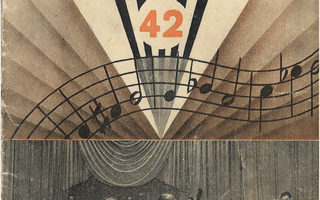 Tanssiorkesteri Dallapé Tanssiuutuuksia 42 nuottivihko 1938