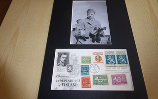 Mannerheim valokuva ja Itsenäisyys FDC paspis A4