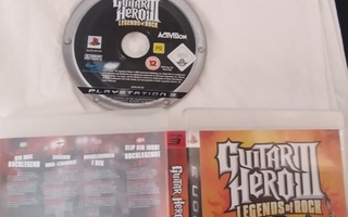 Guitar Hero III: Legends of Rock  (Playstation 3) (Boxed)