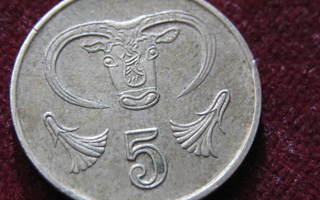 5 cents 1998. Kypros-Cyprus