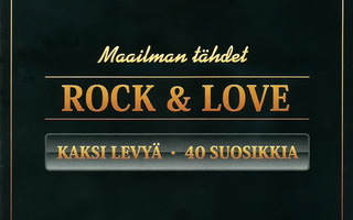 Maailman tähdet - Rock & Love (Tupla-CD)