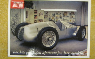 postikortti Retro Auto Moto, Auto Union V16 1939