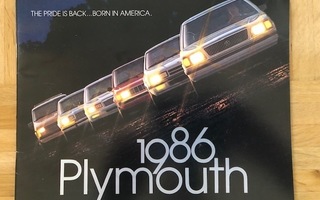 Esite Plymouth 1986: Voyager, Gran Fury Salon, Reliant K  ym
