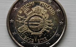 2 euro 2012 Eurosetelit ja -kolikot 10v Suomi