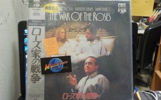 THE WAR OF THE ROSES M-/M- LASER DISC