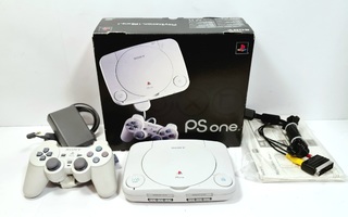 PSone konsoli alkuperäisessä paketissaan