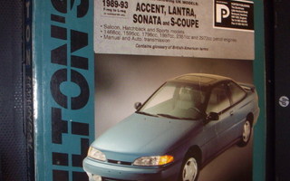 Korjausopas : HYUNDAI Coupes / Sedans 1986-93 (SIS.PK)