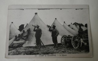 Aamusoitto Sissonen leirillä, mv pk, p. 1936