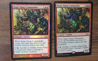 Magic the Gathering Siege-Gang Commander kaksi kappaletta