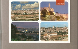 Israel : Jerusalem , the Old City, 4-kuvaa kortissa