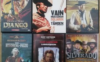 6 Western-elokuvaa-paketti