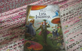 Disney Liisa Ihmemaassa dvd.  Johnny Depp.