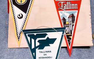 Eesti Tallinn kolme vintage matkailuviiri A