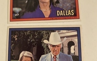 Dallas tv sarjan keräilykuvat ja paketin kannet