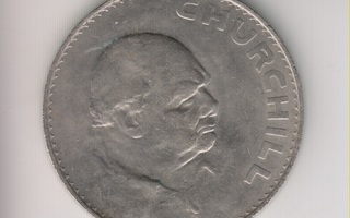 Englanti 1 crown Churchill 1965, CuNi