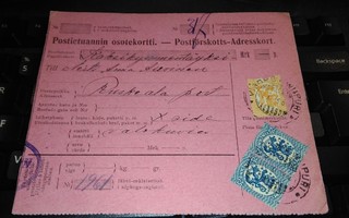 Viipuri - Ruskeala Etuantikortti 1919 PK500/14