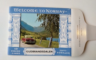 Welcome to Norway Gudbrandsdalen 10 color cards
