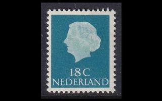 Alankomaat 842 ** Käyttösarja Juliana 18 C (1965)