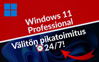 Windows 11 Pro Retail Lisenssi Pikatoimitus!